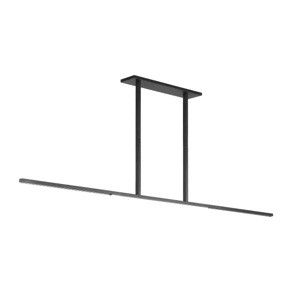 The Cityscape X-Large Linear Chandelier combines contemporary design with timeless crystal elegance. Its bronze finish and clear crystal elements create sophisticated illumination perfect for large dining areas and grand spaces. - alternate view