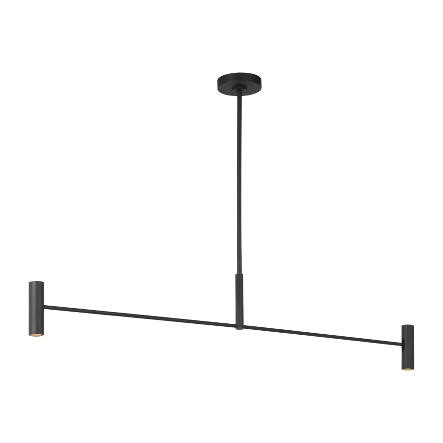 Sophisticated Linear Statement Piece with Warm LED Illumination - Image 2