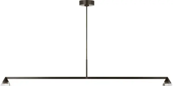 Midrand Crystal 60" Linear Chandelier - Image 3