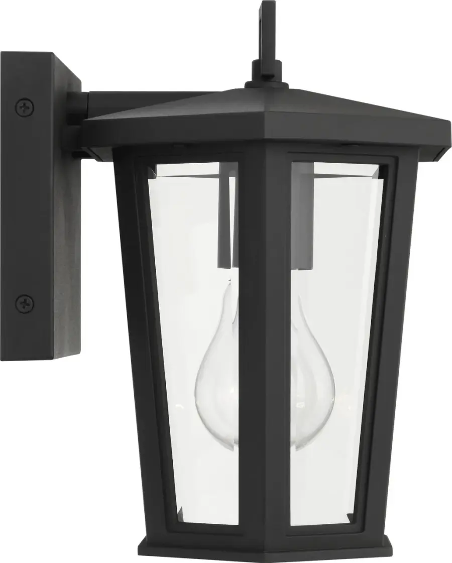 Witley Mini Wall Lantern in Textured Black - Image 2