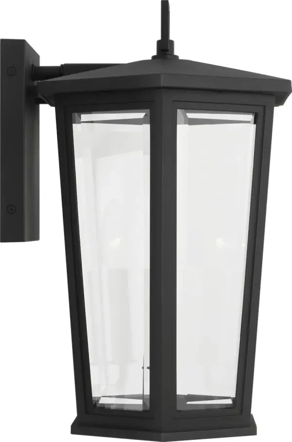 Witley Medium Wall Lantern in Textured Black - Image 3