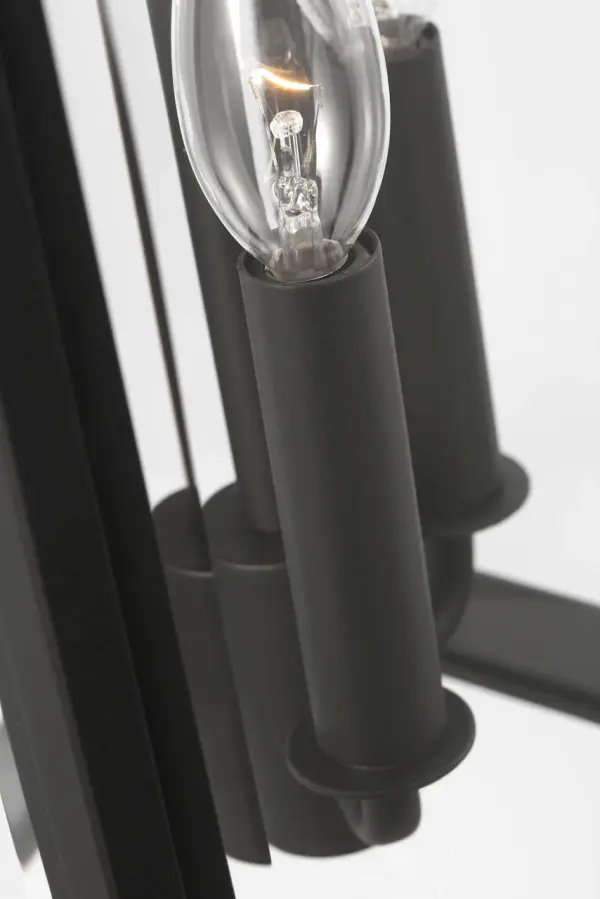 Witley Large Wall Lantern in Textured Black - Image 5