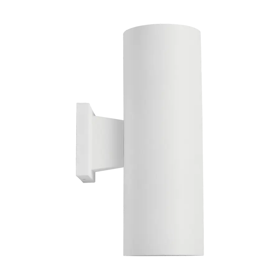 Outdoor Cylinder Medium Two Light Wall Lantern - Image 15