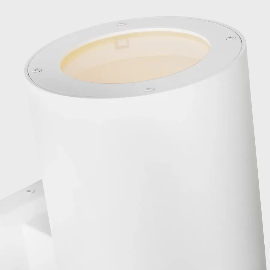 Outdoor Cylinder Medium Two Light Wall Lantern - Image 5