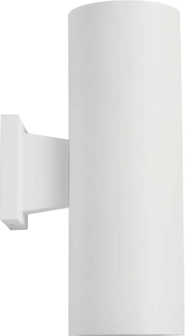 Outdoor Cylinder Medium Two Light Wall Lantern - Image 3