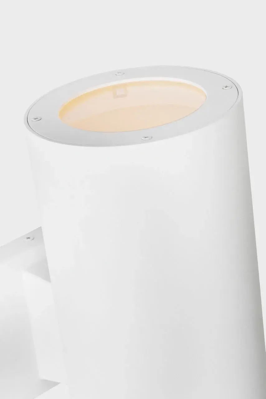 Outdoor Cylinder Medium Two Light Wall Lantern - Image 7