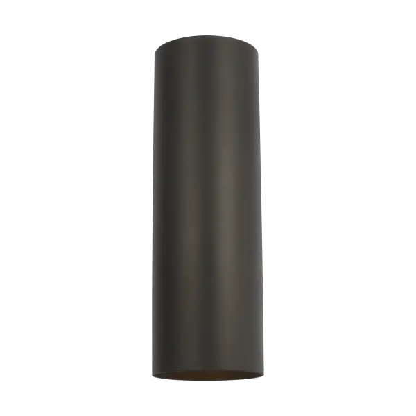 The Outdoor Cylinders wall lantern combines sleek modern design with exceptional durability through StoneStrong construction. Its two-light up/down configuration provides precise directional lighting perfect for architectural accents.