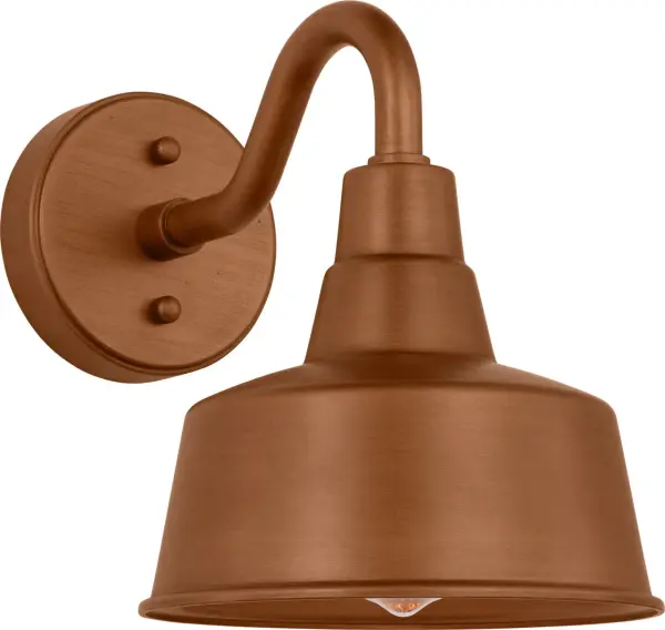The StoneStrong Small Wall Lantern combines rustic barn-style aesthetics with modern durability. Its natural copper finish develops a beautiful patina over time, while the compact size makes it perfect for smaller outdoor areas.