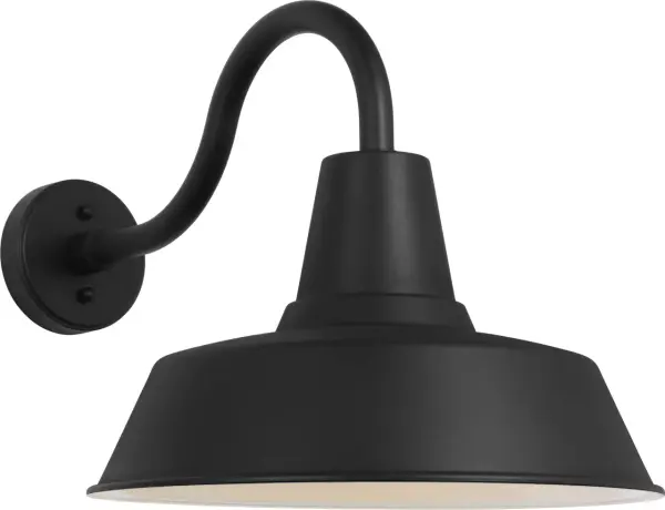 The StoneStrong XL Wall Lantern combines farmhouse aesthetics with industrial durability. Its extra-large scale and textured black finish make it ideal for grand outdoor spaces requiring substantial lighting presence.
