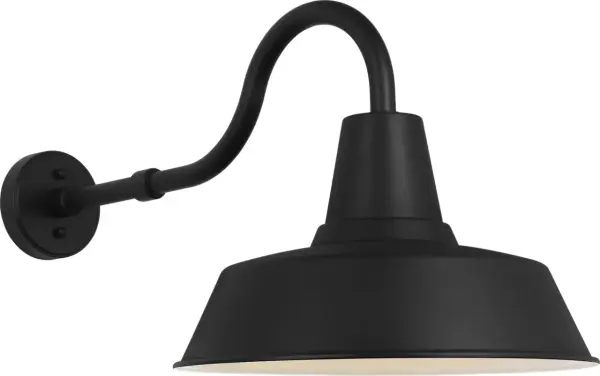 The StoneStrong XL Wall Lantern combines farmhouse aesthetics with industrial durability. Its extra-large scale and textured black finish make it ideal for grand outdoor spaces requiring substantial lighting presence. - alternate view