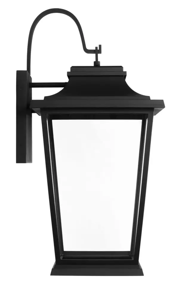 The Warren Extra Large Lantern delivers commanding presence with its oversized proportions and textured black finish. Perfect for grand entryways and commercial facades, this substantial fixture combines traditional lantern styling with durable outdoor construction.