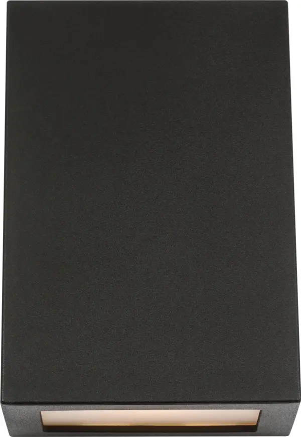 The Kakudo Medium LED Wall Lantern combines contemporary design with energy-efficient LED technology in a durable textured black finish, perfect for modern outdoor spaces requiring reliable illumination.