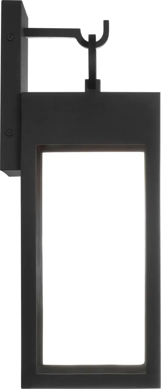 Sesha 16 Outdoor Wall Lantern in Textured Black - Image 6