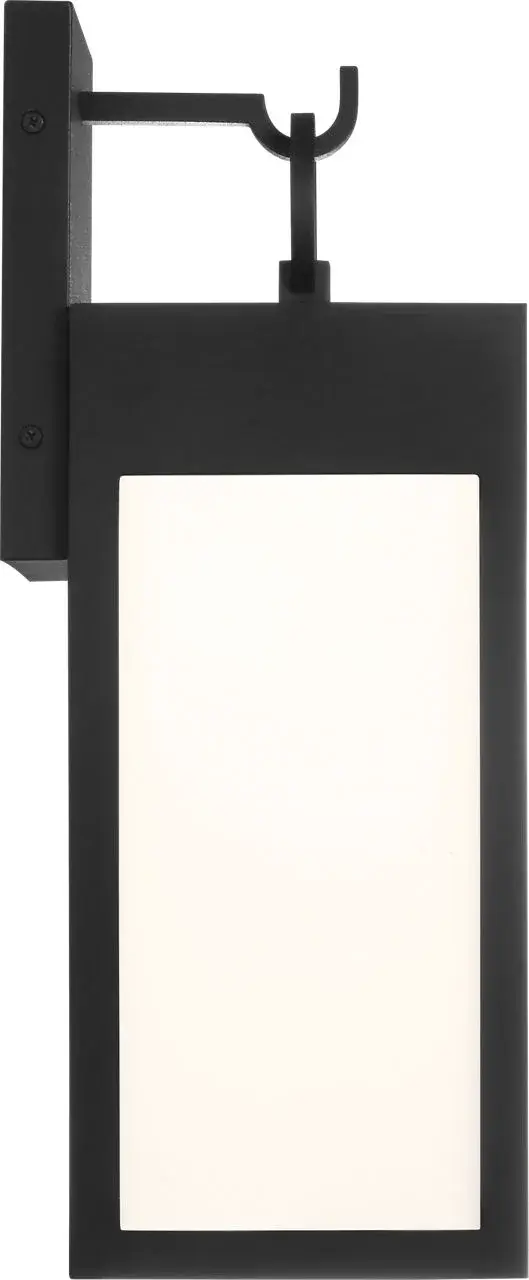 Sesha 16 Outdoor Wall Lantern in Textured Black - Image 10
