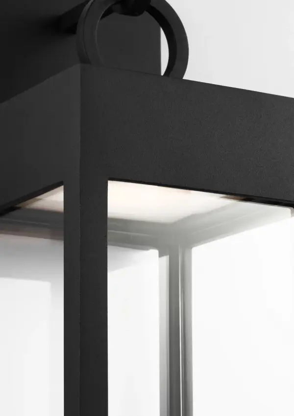 Sesha 20 Wall Lantern in Textured Black - Image 6