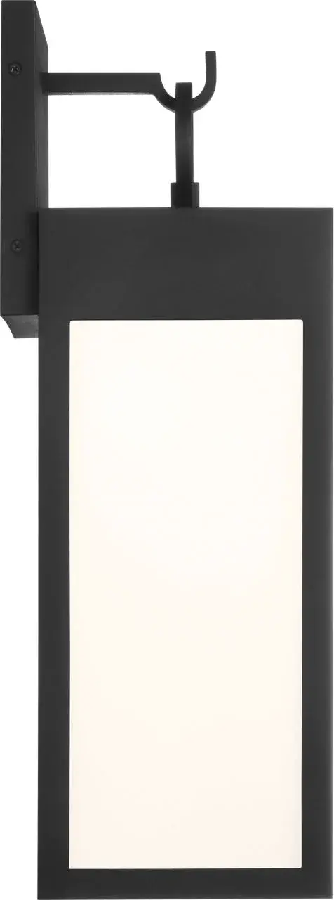 Sesha 20 Wall Lantern in Textured Black - Image 7