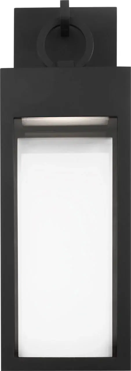 Sesha 20 Wall Lantern in Textured Black - Image 8