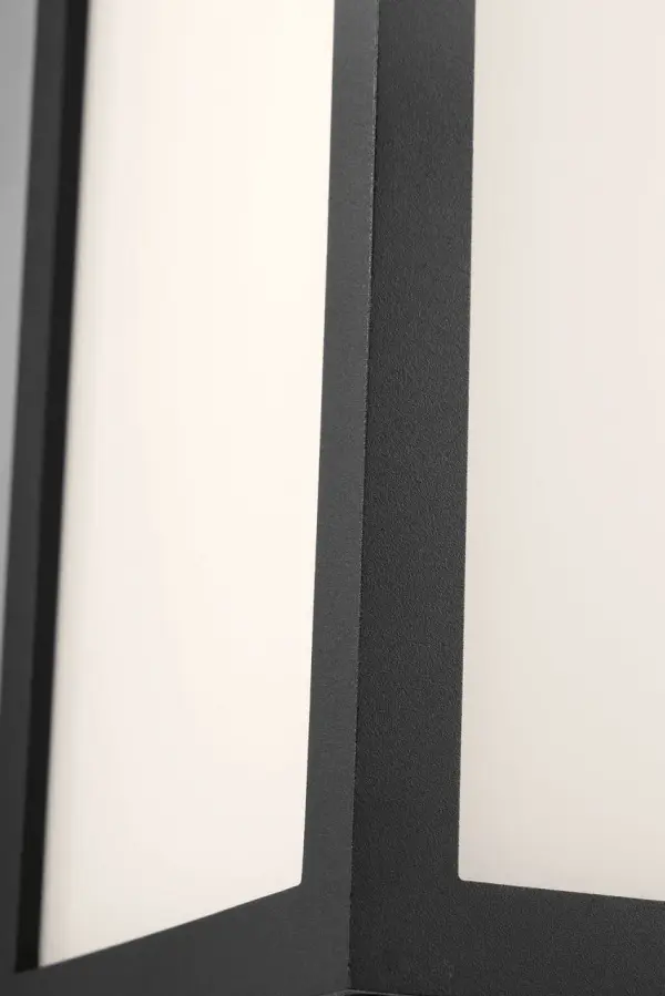 Sesha 20 Wall Lantern in Textured Black - Image 10