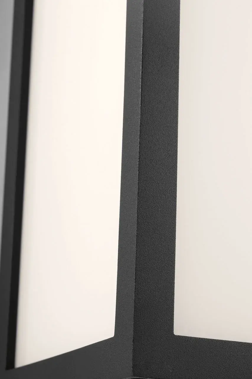 Sesha 20 Wall Lantern in Textured Black - Image 10