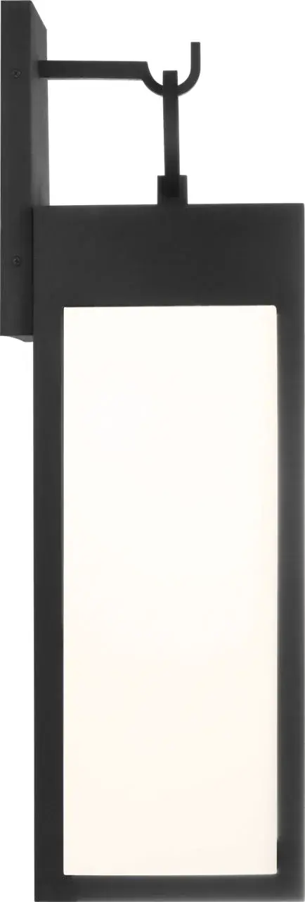 Sesha 27" Wall Lantern in Textured Black - Image 7