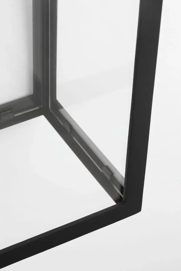 Sesha 27" Wall Lantern in Textured Black - Image 8