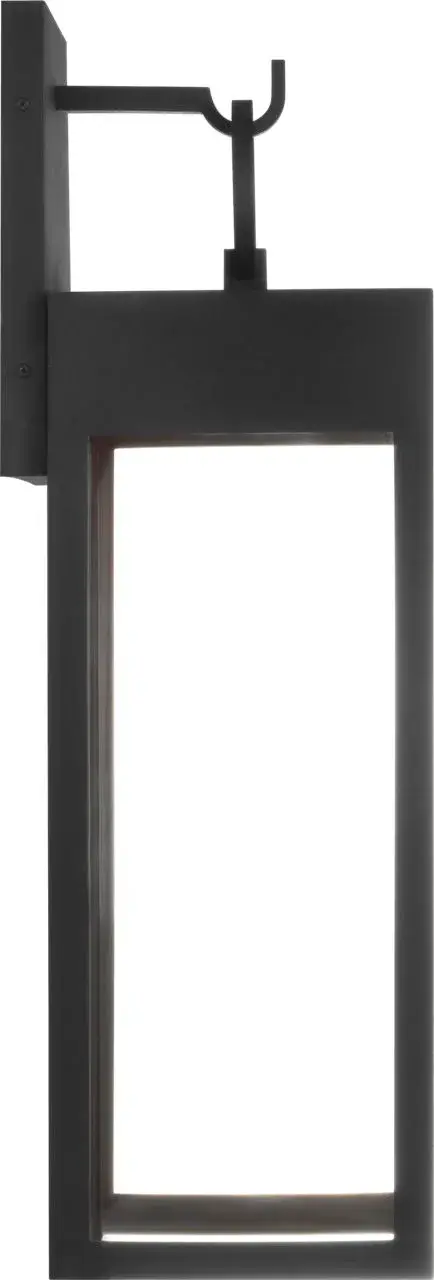 Sesha 27" Wall Lantern in Textured Black - Image 10