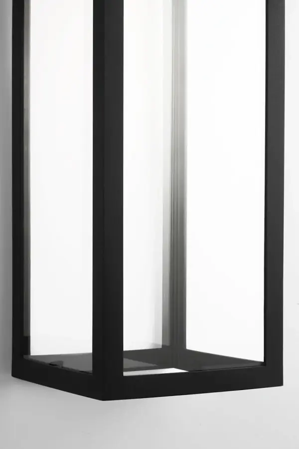 Sesha 30" Wall Lantern in Textured Black - Image 8