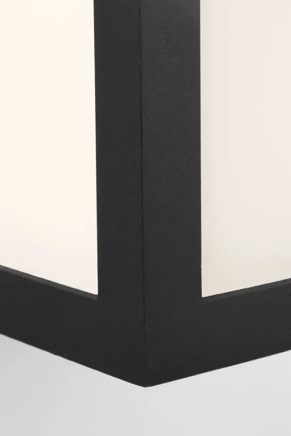 Sesha 30" Wall Lantern in Textured Black - Image 9