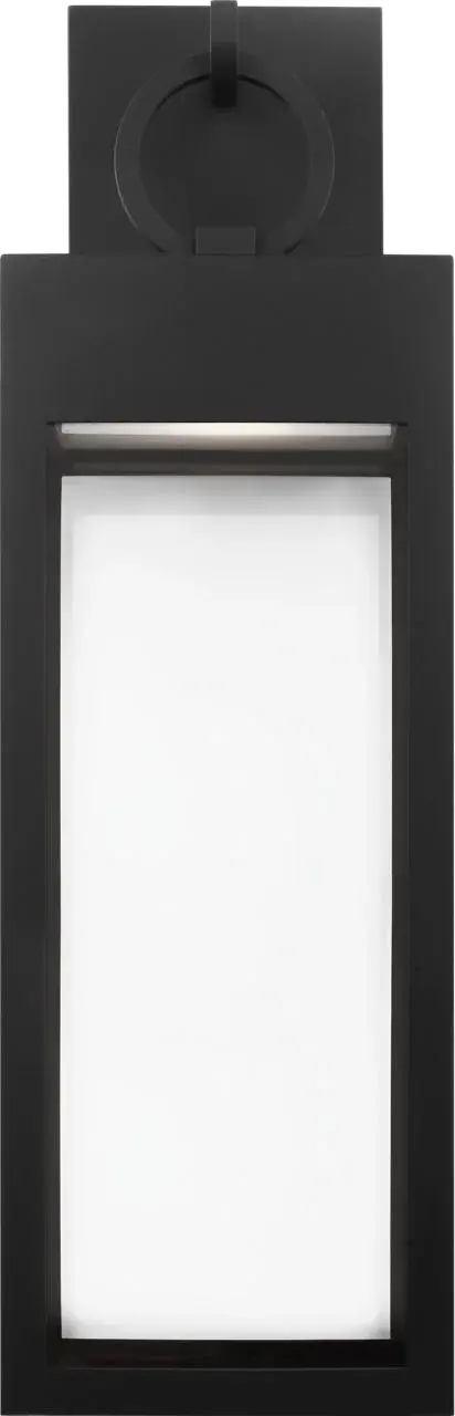 Sesha 30" Wall Lantern in Textured Black - Image 10