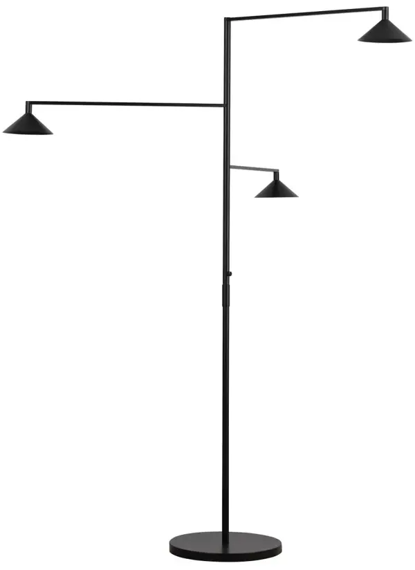 Mill LED Outdoor Grande Floor Lamp in Black - Image 2