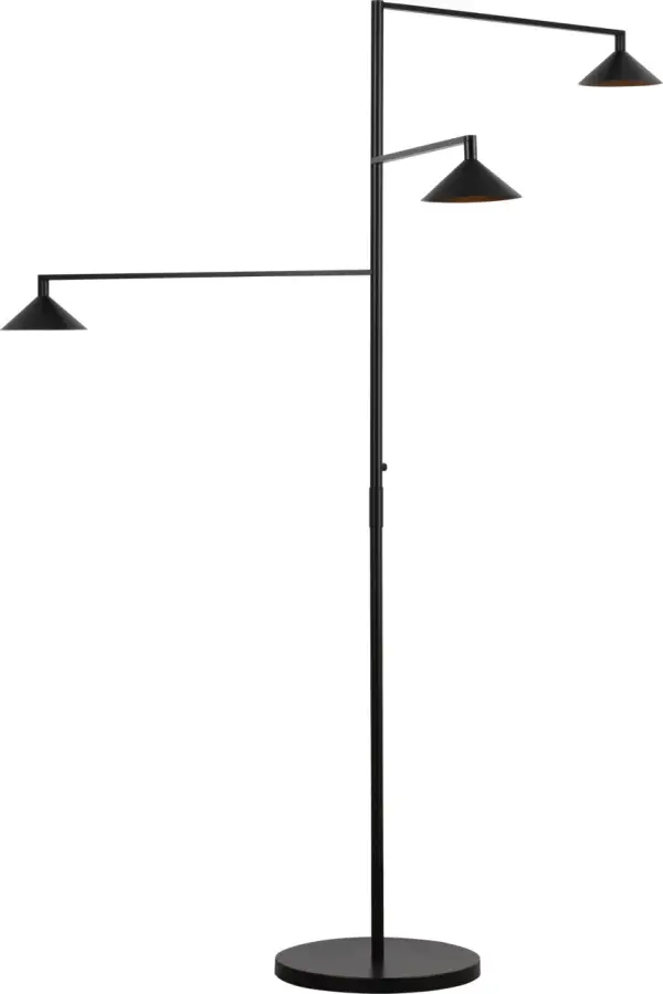 Mill LED Outdoor Grande Floor Lamp in Black - Image 3