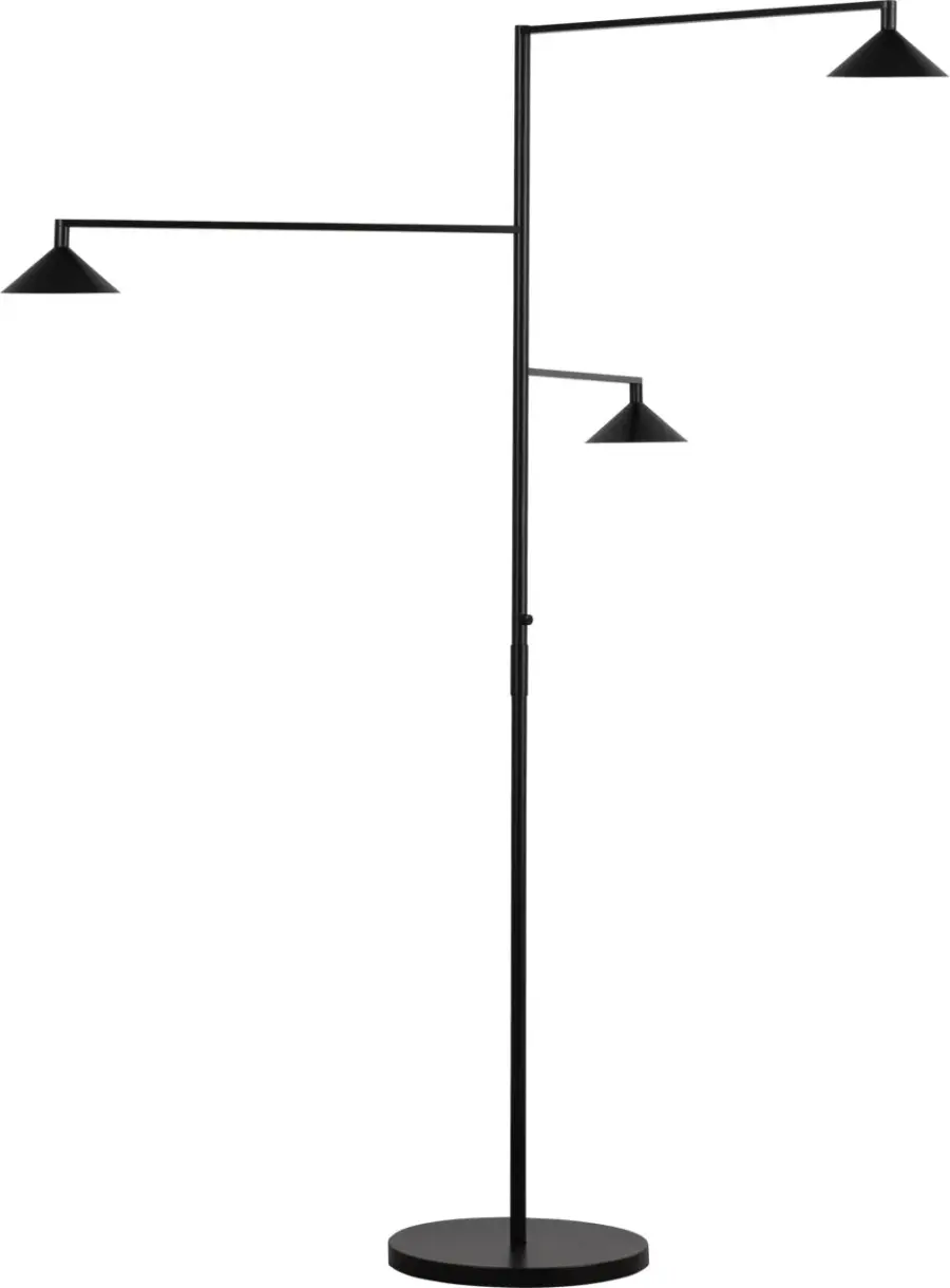 Mill LED Outdoor Grande Floor Lamp in Black - Image 4