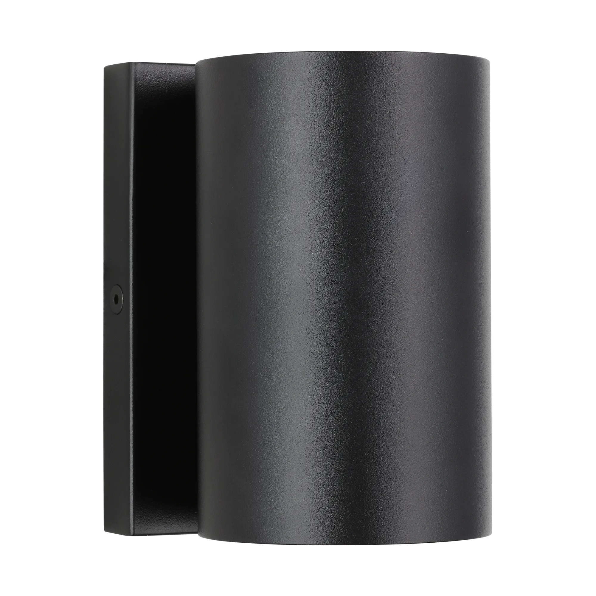 Pressa Round Small Wall Sconce in Black