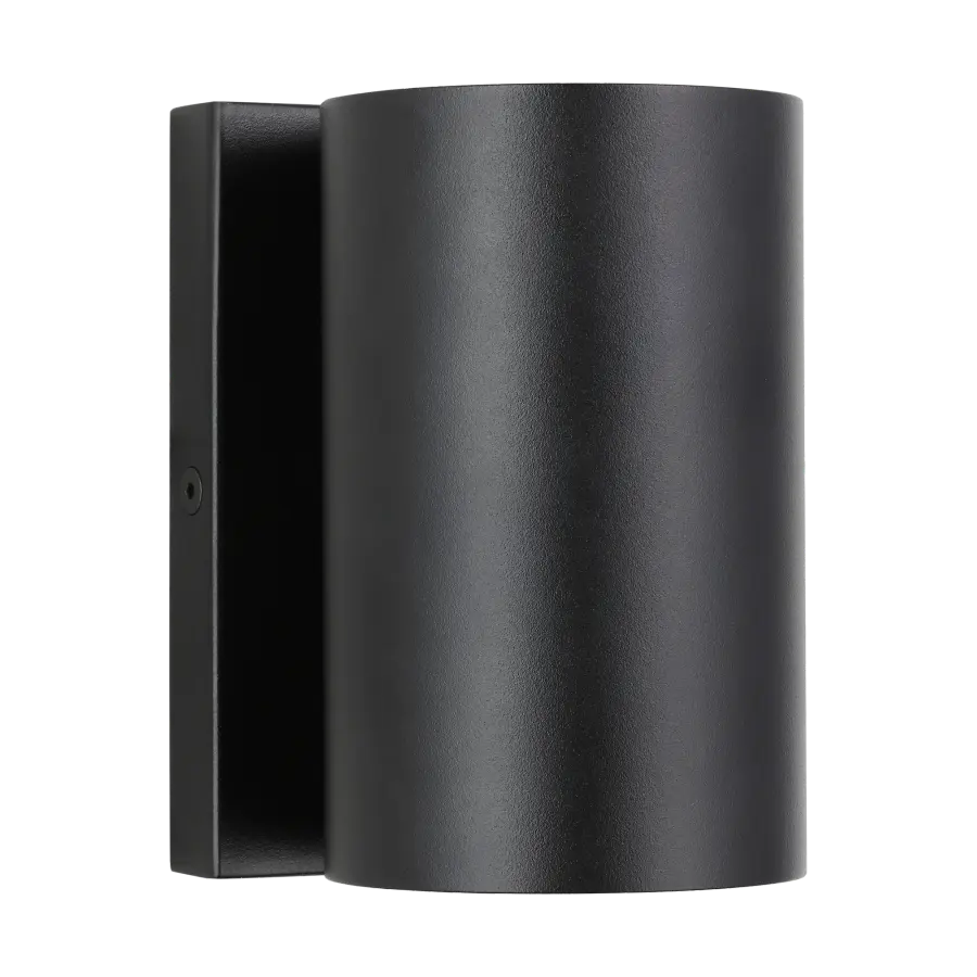 Pressa Round Small Wall Sconce in Black - Image 1