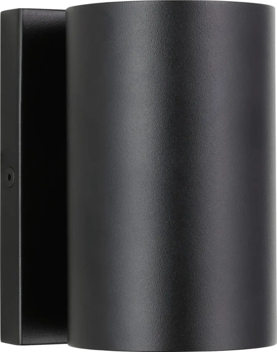 Pressa Round Small Wall Sconce in Black - Image 3