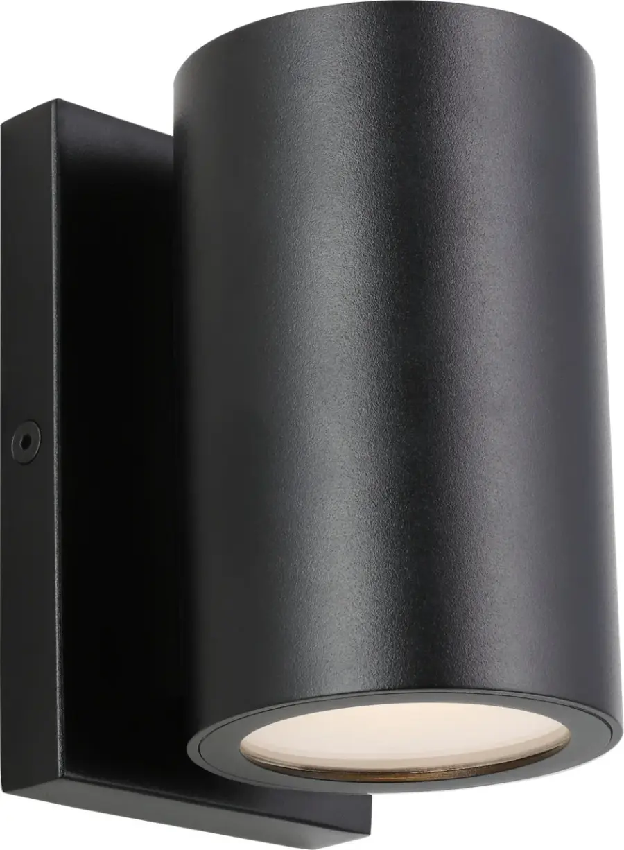 Pressa Round Small Wall Sconce in Black - Image 4