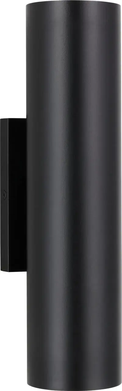 Pressa Round Medium Wall Sconce in Black - Image 2