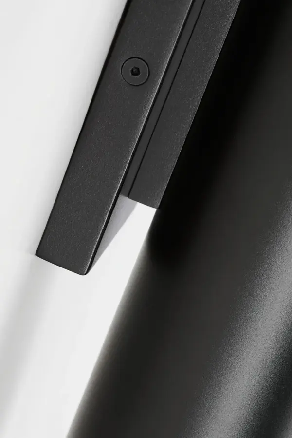 Pressa Round Medium Wall Sconce in Black - Image 4