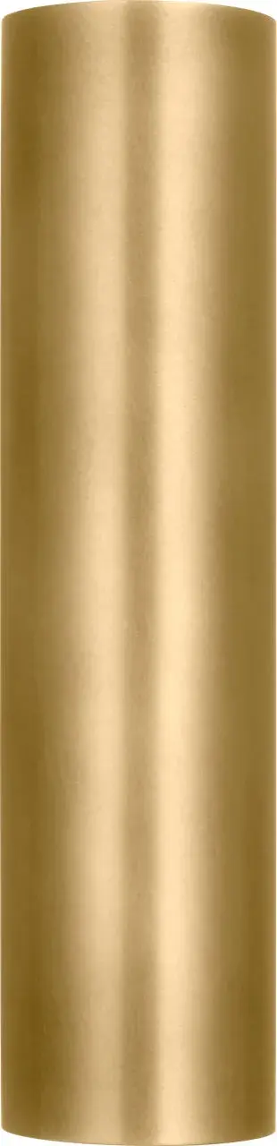 Pressa Round Medium Wall Sconce in Natural Brass - Image 1