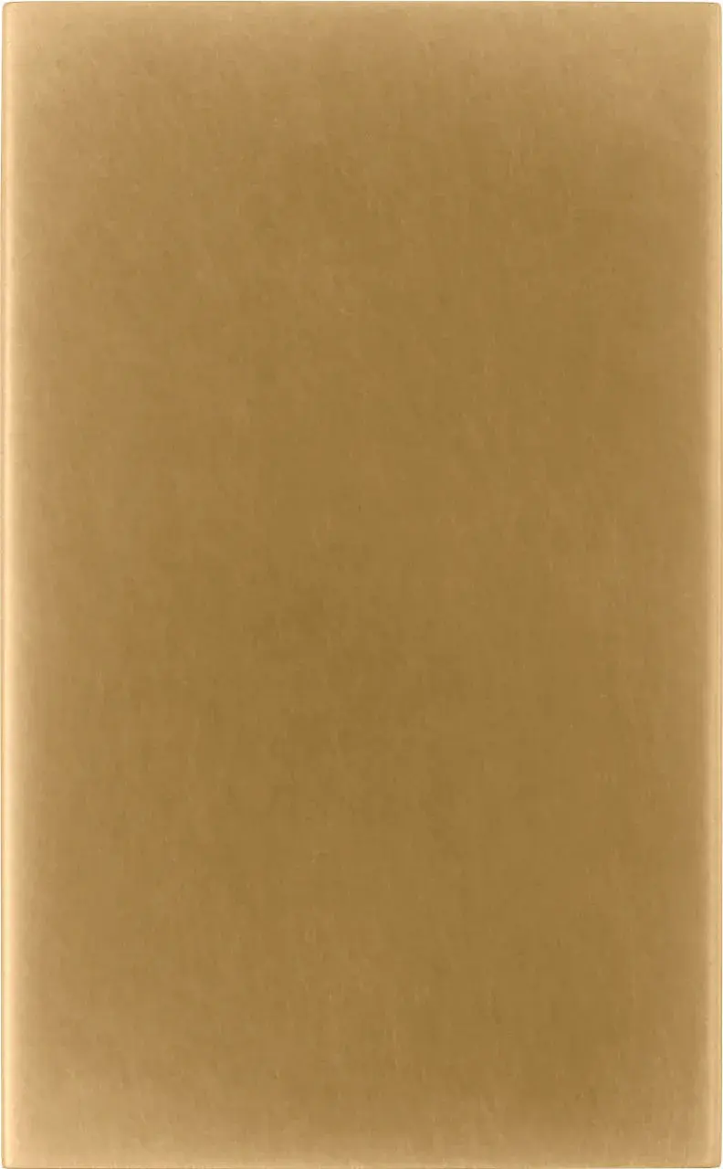 Pressa Square Small Wall Sconce in Natural Brass - Image 1