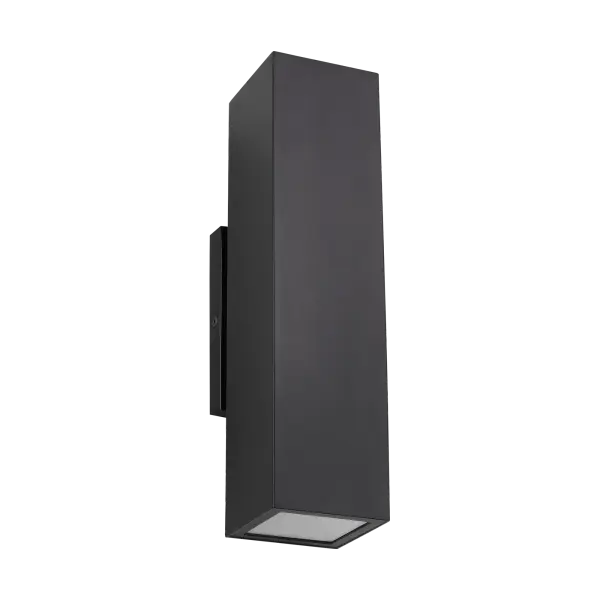 Pressa Square Medium Wall Sconce in Black - Image 3