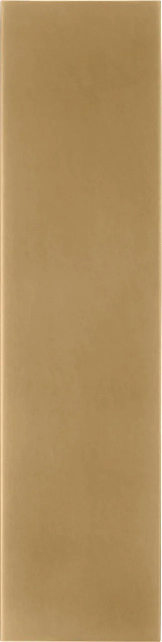 Pressa Square Medium Wall Sconce in Natural Brass