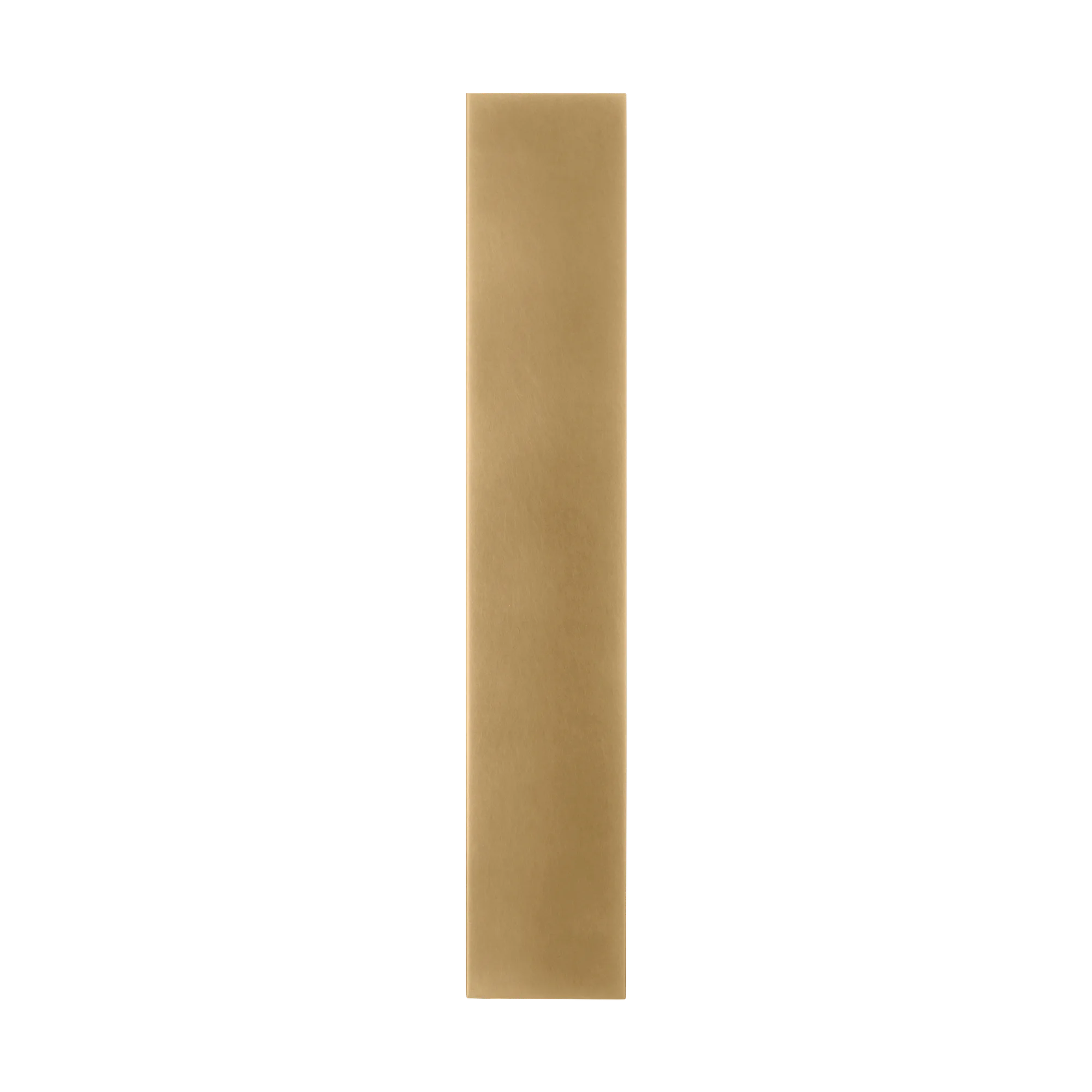 Pressa Square Large Wall Sconce in Natural Brass