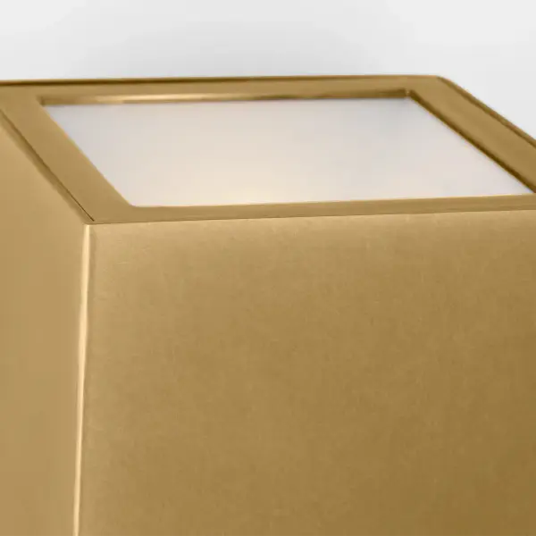 Pressa Square Large Wall Sconce in Natural Brass - Image 16