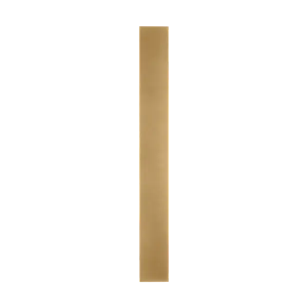The Pressa Square X-Large Wall Sconce combines modern geometric design with warm Natural Brass finish and high-quality 2700K LED lighting. Its substantial size makes a striking architectural statement on exterior walls.