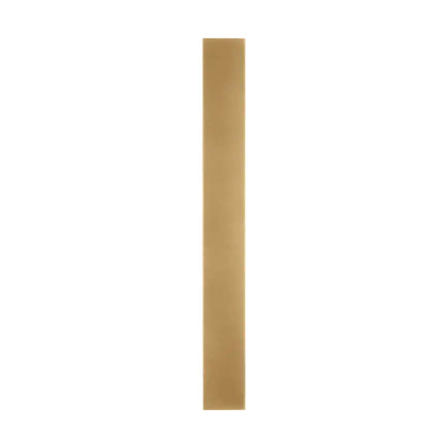 Pressa Square X-Large Wall Sconce in Natural Brass - Image 1