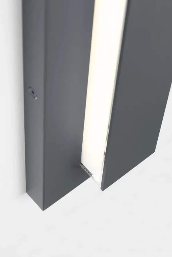 Aspen 48" Outdoor Wall Sconce in Charcoal - Image 4