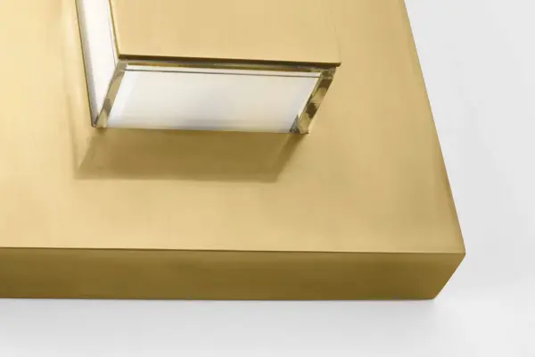 Aspen 48" Outdoor Wall Sconce in Natural Brass - Image 4