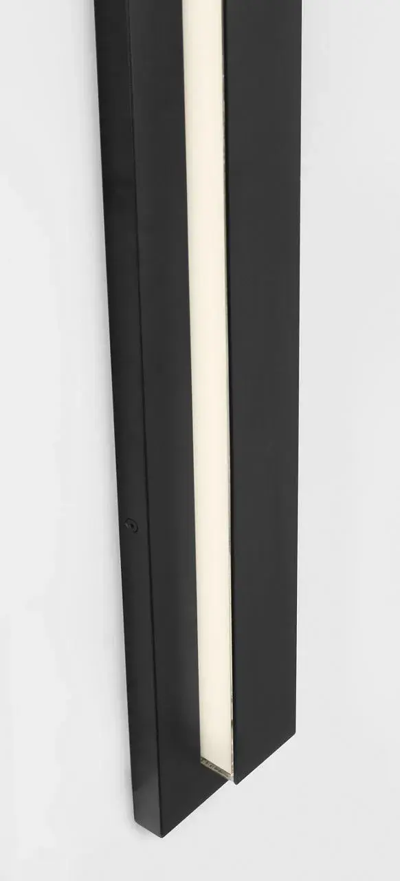Aspen 60 Outdoor Wall Sconce in Black - Image 3