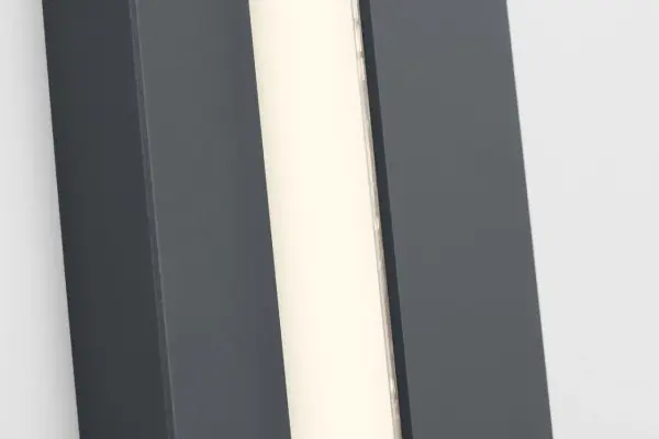 Aspen 60 Outdoor Wall Sconce in Charcoal - Image 4